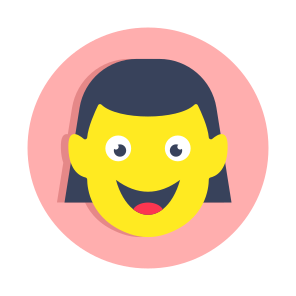 Female, Lady, Avatar, Individual, Girl Face icon
