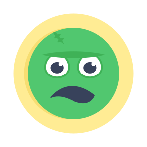 Slime Emoji, Emoticon, Emotag, Smiley, Face Expression,vector icon