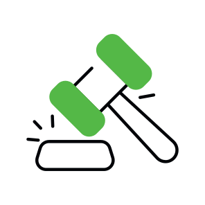 Auction, Bid, Gavel, Hammer, Justice,  icon