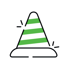 Construction Cone, Pylon, Blockade, Road Cone, Hurdle  icon