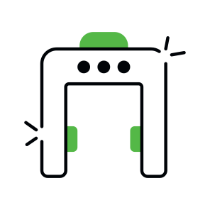 Entrance Scanner, Security Checking Door, Security Checkpoint, Metal Detecting Door, Security Checking Gate icon