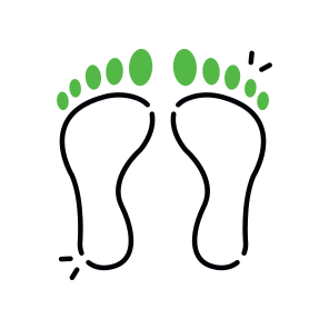 Evidence, Footprint, Footmark, Footstep, Foot Traces, Foot Impression  icon