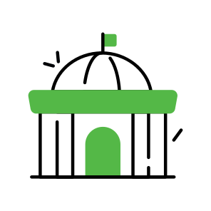 Government Building, Government Architecture, Dome Building, Ministry, City Hall icon