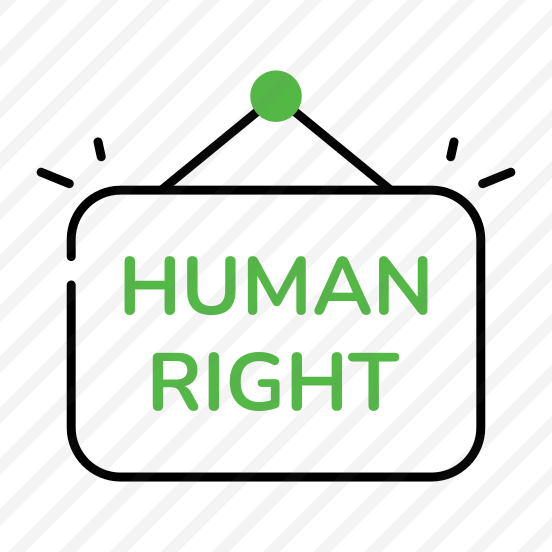 Human Right Board, Roadboard, Hanging Board, Signboard, Information Board,  preview