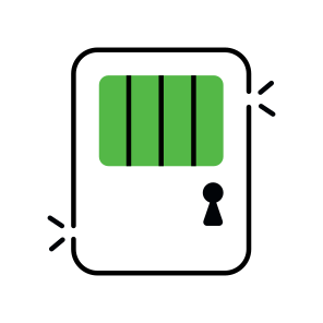 Jail, Jailhouse, Lockup, Penitentiary, Prison House  icon