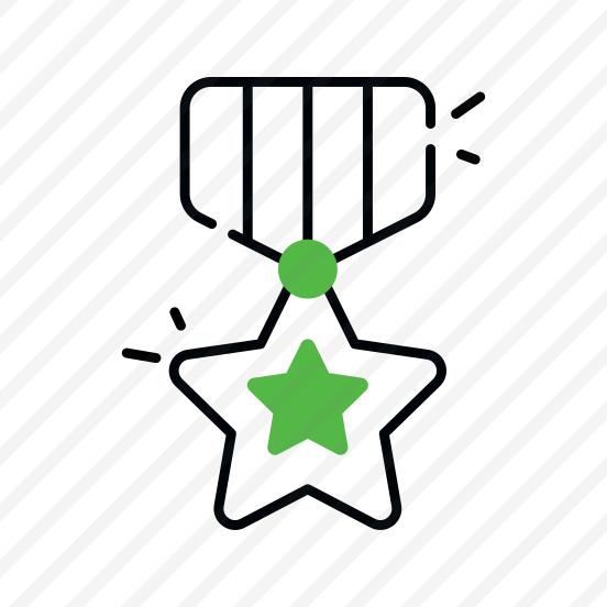 Military Badge, Star Badge, Ranking Badge, Rating Badge, Ribbon Badge  preview