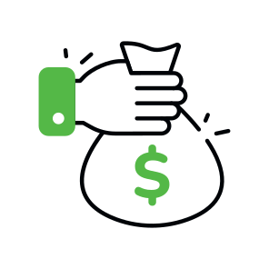 Money Bag, Dollar Sack, Finance, Wealth, Economy  icon