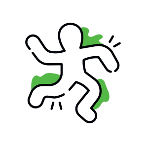 Murder Trace, Trail Of Murder, Killing Trace, Homicide, Murder Chalk icon