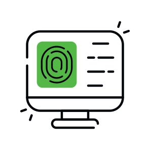 Online Fingerprint, Online Thumbprint, Online Biometric, Biometry, Computer Thumbprint  icon