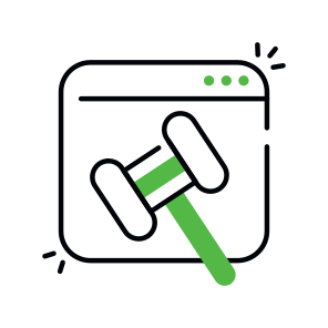 Online Justice, Online Equity, Online Auction, Online Bidding, Auction Website  icon