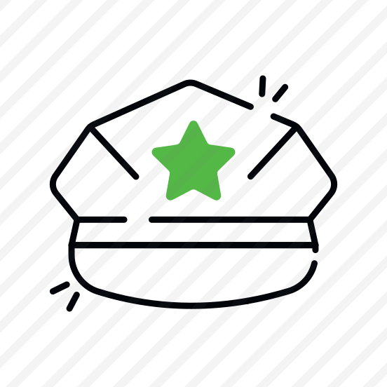 Police Cap, Police Hat, Police Headpiece, Police Headwear, Police Headgear  preview