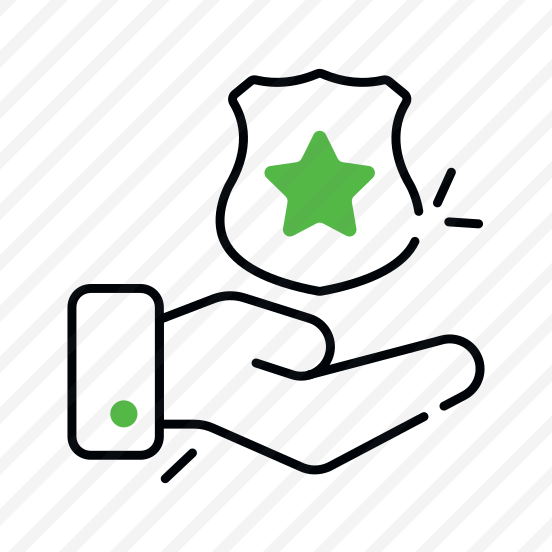 Star Shield, Security Shield, Protection Shield, Safety Shield, Buckler  preview