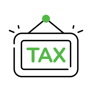 Tax Board, Roadboard, Hanging Board, Signboard, Information Board,  icon