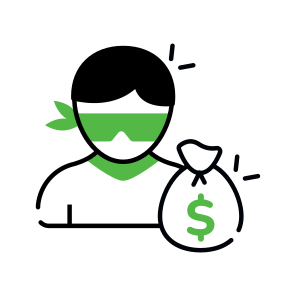 Thief, Robber, Criminal, Pickpocket, Burglar  icon