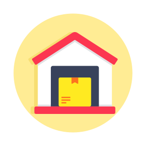 Warehouse, Storehouse, Storeroom, Depot, Depository, icon