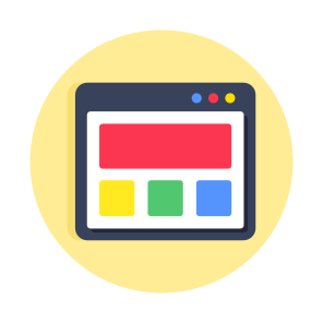 Web Design, Web Layout, Website Design, Website Layout, Web Interface icon