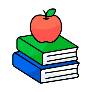 Health Knowledge, Book, Apple, Education, Study icon