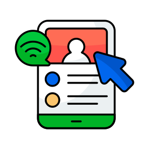 Mobile Profile, Smartphone Profile, Cellphone Profile, Cell Profile, Phone Profile icon