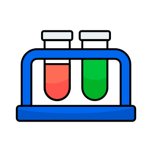 Test Tubes, Lab Equipment, Laboratory Equipment, Experiment, Education icon