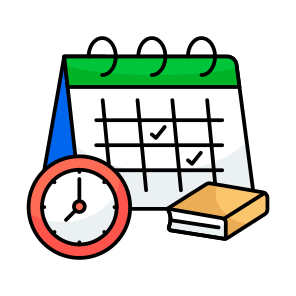 Timetable, Schedule, Almanac, Day, Date icon