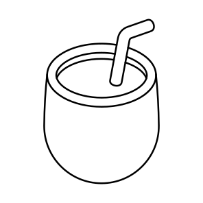 Drink, Glass, Beverage, Straw, Juice icon