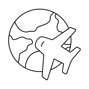 International Flight, International Plane, International Airplane, International Jet, International Aeroplane icon