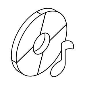 Music Disk, Music Dvd, Music Cd, Audio Disk, Song Disk icon