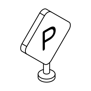 Parking Board, Signboard, Signage, Board, Sign icon