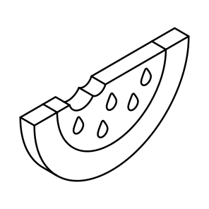 Watermelon, Fruit, Food, Summer, Nutrition icon