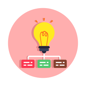 Innovation Network, Innovation Connection, Innovation Nodes, Lightbulb Network, Bulb Network icon