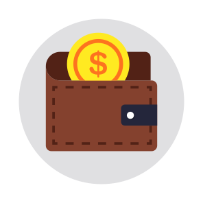 Wallet, Billfold, Notecase, Pouchette, Money Case, icon