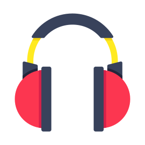 Headphones, Listening Device, Headset, Earphones, Earset, icon