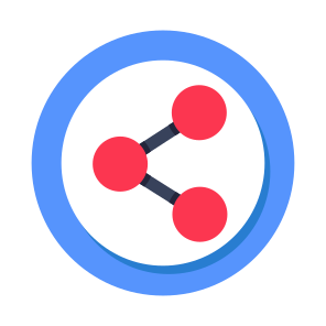 Share Sign, Share Symbol, Share Ensign, Data Share, Data Transfer icon