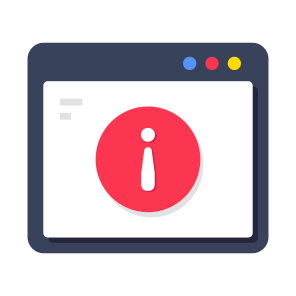 Web Info, Web Information, Online Info, Info Website, Info Webpage icon