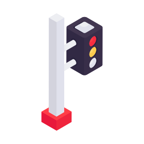 Lights, Lamps, Stoplight, Semaphore, Icon, Vector, Isometric, Signal, Illumination icon