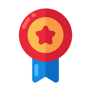 Star, Badge, Award, Reward, Achievement, Emblem, Quality, Ranking, Icon, Vector, Flat, icon