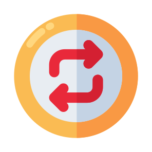 Sync, Arrows, Arrowheads, Synchronization, Refresh, Icon, Vector, Flat, icon