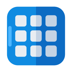 Ui, Ux, Interface, Experience, Menu, Icon, Vector, Flat, Grid, icon