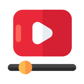 Video, Streaming, Play, Online, Icon, Vector, Flat, Media, Multimedia, icon