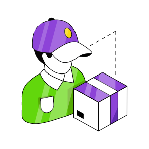 Delivery Boy, Delivery Man, Courier Boy, Courier Man, Parcel Delivery icon