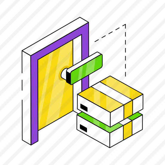 Door Delivery, Home Delivery, Parcel Delivery, Package Delivery, Logistic Delivery,  preview