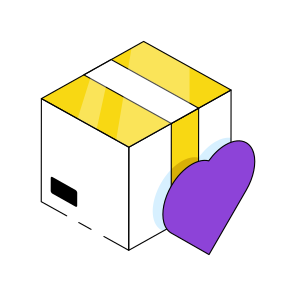 Love Parcel, Package, Carton, Box, Cardboard  icon