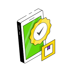 Mobile Verified Parcel, Mobile Package, Online Package, Mobile Delivery, Phone Parcel icon