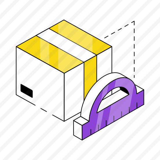 Parcel Size, Parcel Measurement, Package Size, Logistic Delivery Package Measurement preview