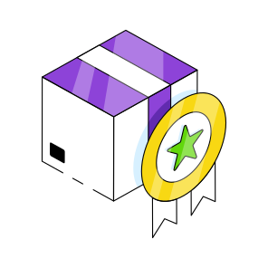 Premium Parcel, Premium Package, Parcel Quality, Package Quality, Carton  icon