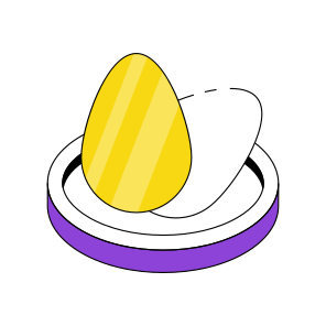 Eggs, Healthy Diet, Healthy Meal, Nutritious Diet, Eggshells  icon