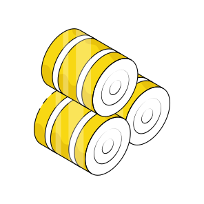 Haybale, Bale Truss, Agriculture, Farming, Haystack  icon