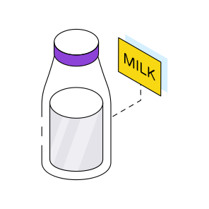 Milk Bottle, Milk Container, Dairy Bottle, Glass Bottle, Preserved Milk icon
