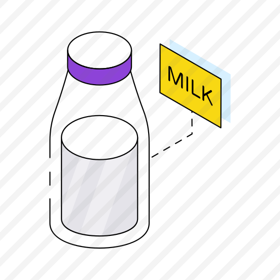 Milk Bottle, Milk Container, Dairy Bottle, Glass Bottle, Preserved Milk preview