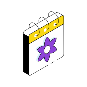 Spring Season, Calendar, Daybook, Almanac, Schedule  icon